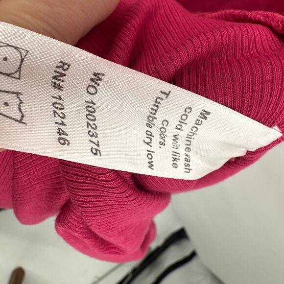 MICHAEL STARS NWT Ultra Rib Lori V Neck Midi Bodcon Dress // XS - Picture 9 of 9